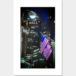 Wall Street, Manhattan, New York City Posters and Art